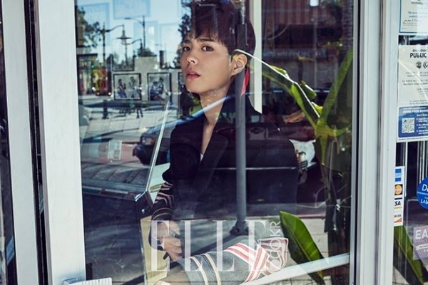 Park Go Bum diện Gucci, xuất hiện cực chất trên tạp chí ELLE