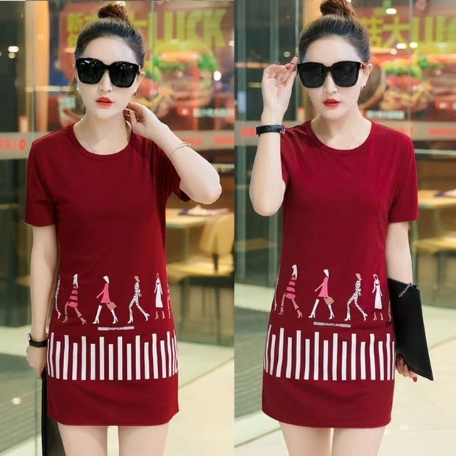 Đầm thun đen da cá fashion girls cá tính - đầm dạo phố hè