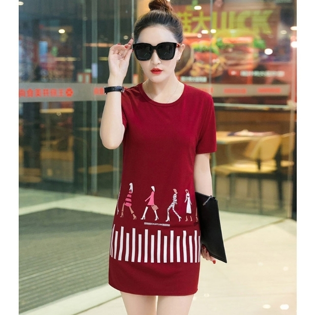 Đầm thun đen da cá fashion girls cá tính - đầm đi dạo phố