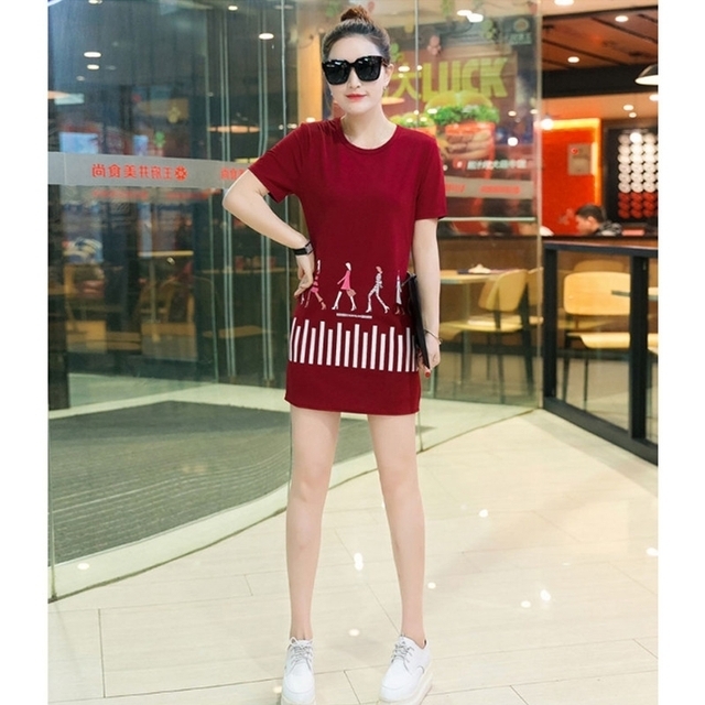 Đầm thun đen da cá fashion girls cá tính - đầm đi dạo phố