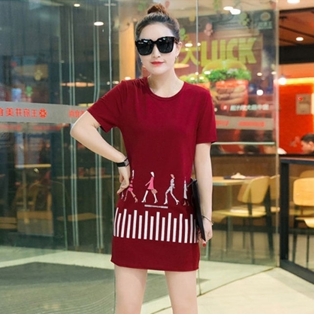 Đầm thun đen da cá fashion girls cá tính - đầm dạo phố hè